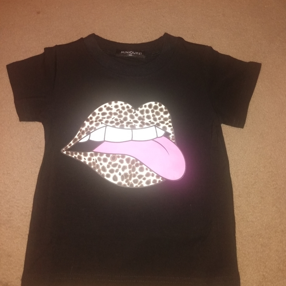 Cartoon lips multiple sizes